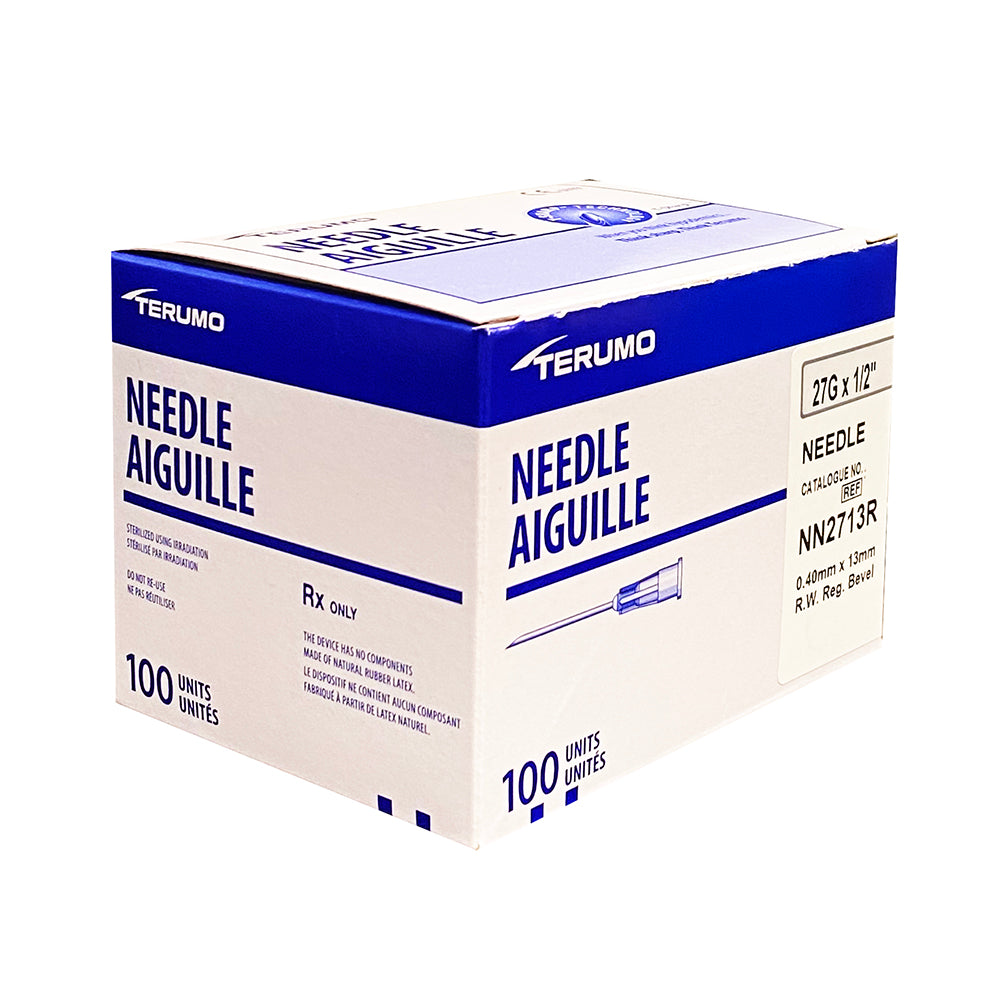 Terumo Hypodermic Needles Assorted Gauges (18G - 27G) Ultra Thin & Standard Terumo Hypodermic Needles Assorted Gauges (18G - 27G) Ultra Thin & Standard